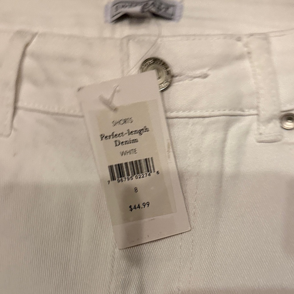 White Denim Women's Shorts